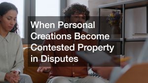 When Personal Creations Become Contested Property in Disputes